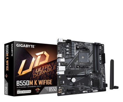 Płyta główna Socket AM4 Gigabyte B550M K WIFI6E